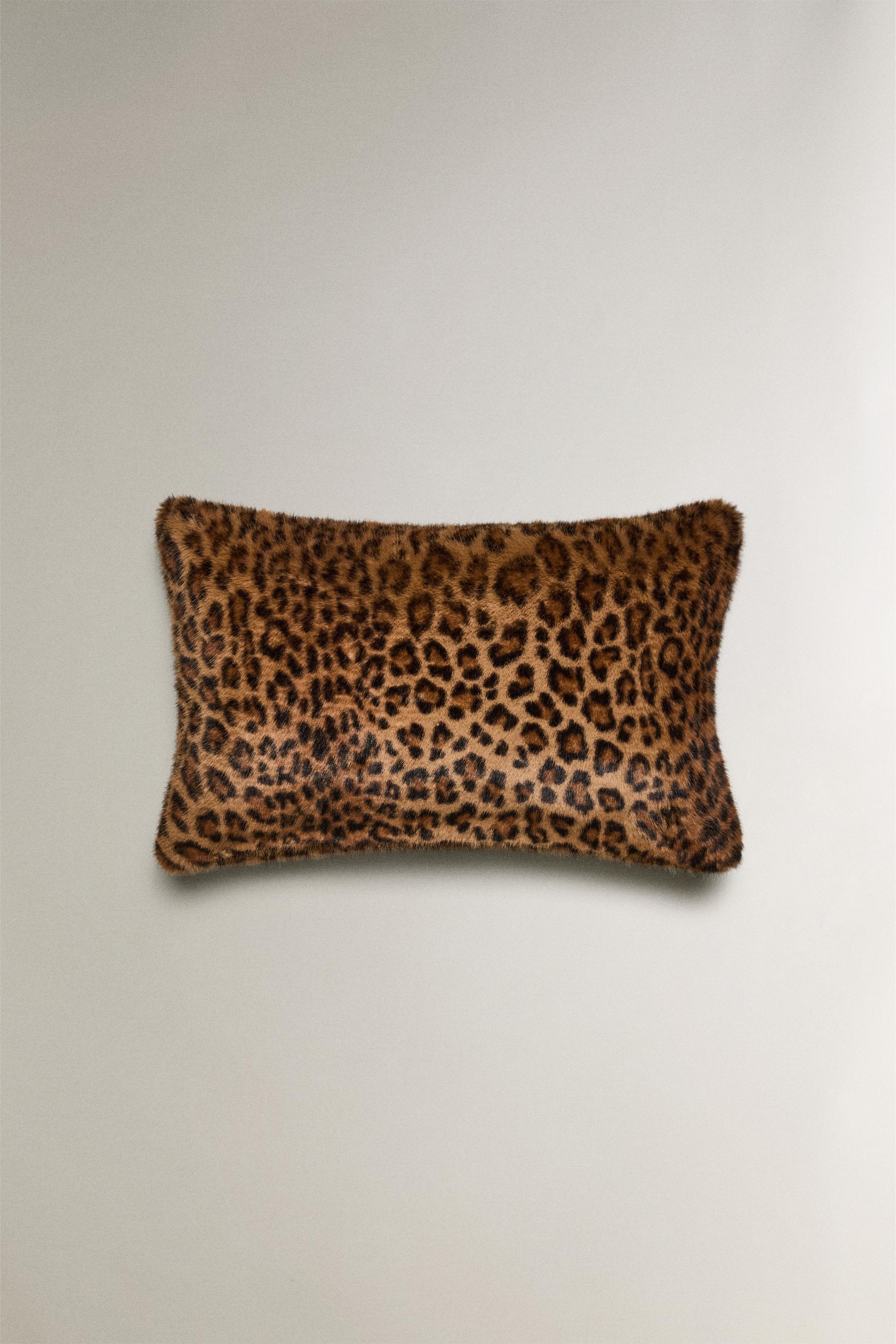 HOUSSE DE COUSSIN IMPRIMÉ ANIMALIER